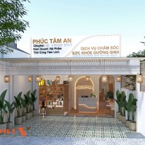 Thiết kế spa & cửa hàng phong thủy Phúc Tâm An